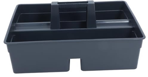 Veemoon Pp Cleaning Basket with Compartments and Handle for Organising