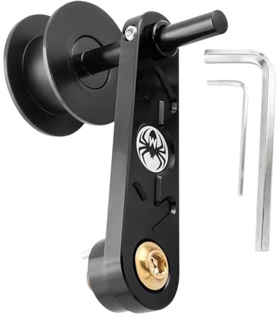 Fahrrad-Kettenspanner-Werkzeug – Fahrrad-Kettenspanner Aus Aluminiumlegierung | Anti-Rutsch-Einsteller, Fahrrad-Fahrrad-Werkzeug, Einfach Zu Installierender Kettenspannungs-Einsteller, Single-Speed-Ko
