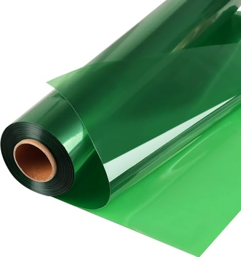 Carta da regalo in cellophane verde, 30 m x 40 cm, spessore 2,5 mila per cesti regalo, vacanze, decorazione bouquet