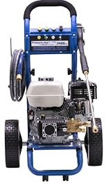 Pressure-Pro PP3425H Dirt Laser 3400 PSI 2.5 GPM Cold Water Gas Pressure Washer with GX200 Engine