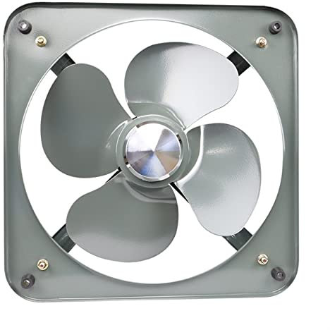 Ventilatore di ventilazione industriale da 8 a 10 pollici, estrattore di ventilazione potente ad alta velocità, ventilatore di estrazione dell'aria commerciale in metallo a basso rumore (colore: UE,