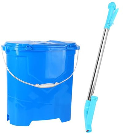 Dualoai Spandiconcime con Secchio a Zaino, Risparmio di manodopera, Professionale, Versatile, capacità 25L, per Uso agricolo, Verdure, Blu