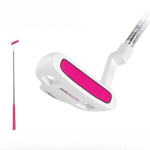 Palos de golf para niños, palos de golf para diestros de 3 grados, para niños y niñas, principiantes, práctica de golf, deportes (edad 3-5, rosa)