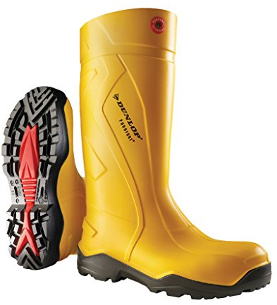 Dunlop C762241 S5 PUROFORT+ Unisex vuxen säkerhetsstövlar, Gul gul geel 02, 43 EU