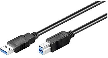 Goobay Câble SuperSpeed USB 3.0, Noir, 1.8m Longueur - 93655