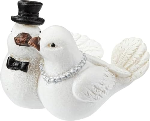 Hobbyfun Taubenpaar, 3 cm, klassisch, Backform, Silber