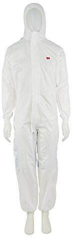 3M 4535S Schutzanzug, Typ 5/6, Größe S, Weiß/Blau