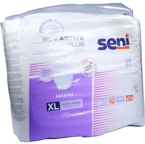 Seni Active Plus Inkontinenzslips Größe XL (1x10 Stück)