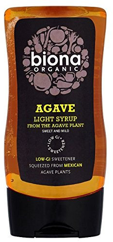 Biona Sciroppo di agave Squeezy biologico, 250 ml, confezione da 3