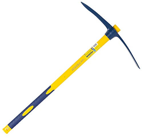 Outils perrin Pioche Terrassier Oeil Rond avec Emmanché Trigripp 90, 3 kg