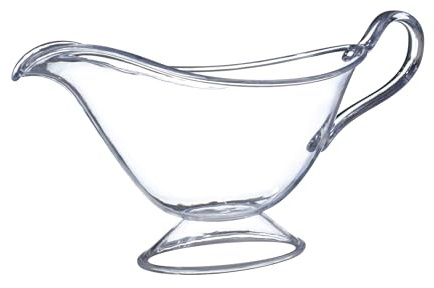 2 Pieces of 16.9 Oz Plastic Gravy Boat Elegant Container