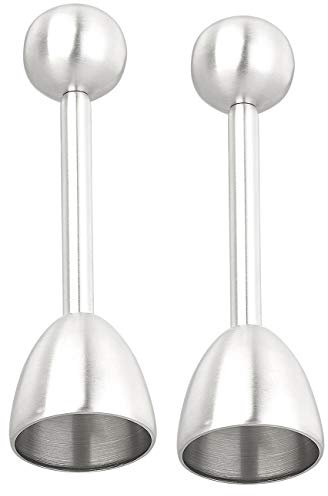 2 toqueurs à œufs en acier inoxydable [Rosenstein & Söhne]