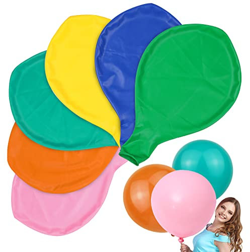 Grands ballons multicolores de 90 cm en latex géants pour mariage, anniversaire, baptême, fête prénatale, festival (plusieurs couleurs)