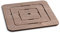 CASTELMERLINO 18 Pedana Doccia in Compensato Marino di Okumè cm 50 x 50 per Piatti cm 70 x 70
