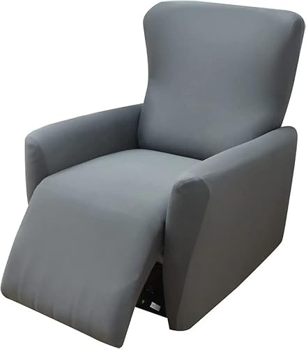 JORTUIO Ruhesessel Bezug Stretchhusse für Relaxsessel 1 Sitzer Spandex Sesselbezug,4-Teilig Sesselschoner, Elastisch Bezug für Fernsehsessel Liege Sessel Schaukelstuhl Relaxstuhl (Color : #22)