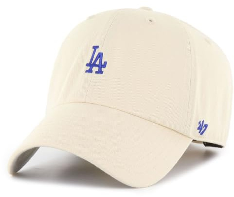 47 MLB Cap Baseball Clean Up Baserunner unstrukturierte Krone verstellbar NY LA kleines Logo Kappe