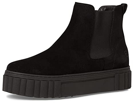 Tamaris Damen Stiefel Leder schwarz 42