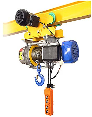 ATAAY 1000 kg elektrischer Hebezug, 220 V Hebe, 30 m langes verdrahtetes Stromsteuerungssystem, Überkopfkran, Garage, elektrisches Sportauto mit Stahlseil und Hebetasche, 2200 bls, 29,9 m ()