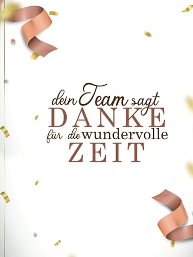 Abschiedsbuch Trainer: Geschenk Abschied Fußball - Abschiedsgeschenk von deinem Team