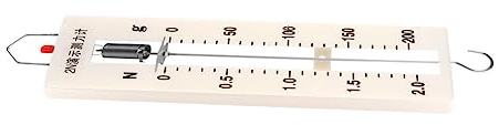 NIYANGLE 1 Pc Dinamometro a Molla Bilanciamento Del Peso a Molla Strumento Di Misura Della Molla Apparato Sperimentale Scala Fisica Spingi e Tira Bambino Plastica Aiuti Per L'insegnamento