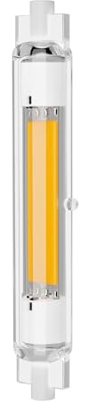 Xinwanhong R7S LED 118mm Dimmbar, LED R7S 118mm 30W Birne, 3000LM, Ersetzt 300W Halogenlampen, Warmweiß 2700K, Kein Flackern, 360°Abstrahlwinkel, AC220-240V, 1er Pack