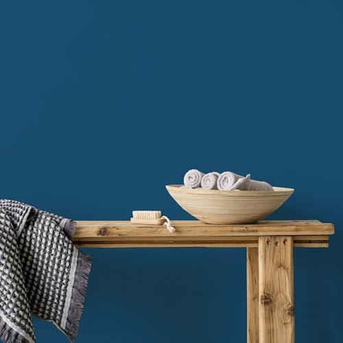 K&L Wall Art Seidenmatt Wandfarbe Blaue Innenwandfarbe modern Wandschutz Anstrich 5Liter Königsblau