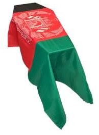 Afghanistan-Flagge, Sarg-Drapierung