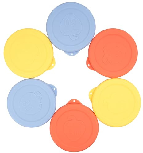 Purekra Silikon-Deckel für Weckgläser, 80 mm, wiederverwendbar, Ersatzdeckel für Weckgläser, Abdeckungen für Geschirr, mikrowellen- und spülmaschinenfest, passend für Modelle 976, 900, 908, 996, 901,