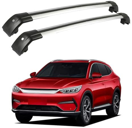 WYXFCBF 2 Stück Auto Dachträger für Suzuki Jimny GJ FJ/Samurai 1998-2023 2024, Aluminium Dachgepäckträger Gepackträger Querträger Relingträger, Auto Zubehör,Black-Silver