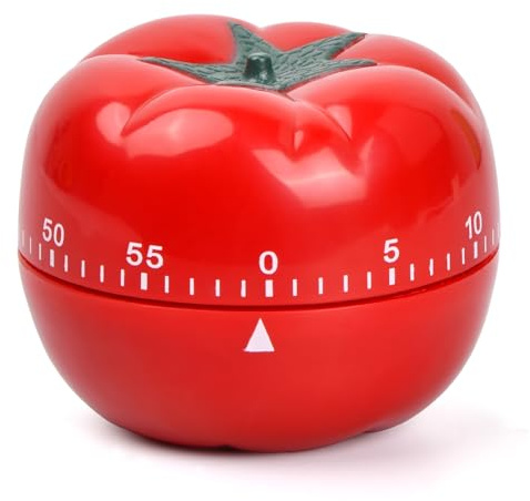 Mechanischer Küchentimer, Tomate Timer, Küchenuhr Timer 60 Minute Timing zum Lernen, Spielen, Kochen, Timer Digital für Küche Kochen Backen