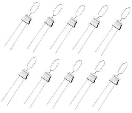 Pawlickio BBQ-Metallspieße, Edelstahlspieße, Stäbchen für Camping oder Den Heimgebrauch, Wiederverwendbare Spieße für Huhn, Wurst, Rindfleisch