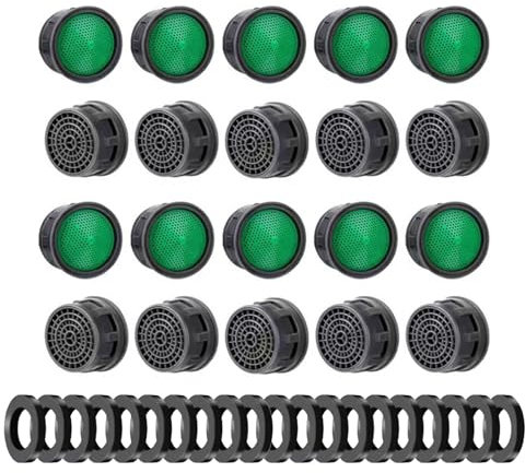 20 Stück Perlatoren Für Wasserhähne,Luftsprudler Wasserhahn Sieb Set,Perlatoren Wassersparend,Sieb Für Wasserhahn Siebeinsatz Wassersparer,Wasserhahnsieb Wasserhähne,Mischdüse wasserhahn Einsat