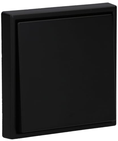 JUNG Serie LS Tastdimmer Set Graphitschwarz Matt | mit 1710DE Tastdimmer Standard LED, LS1700SWM Steuertaste Standard, LS981SWM Rahmen 1-fach