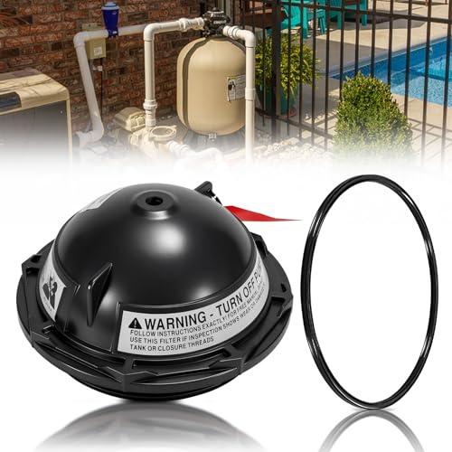 Dilomber 152519Z Couvercle de filtre à sable pour réservoir – Fermeture à filetage butée de 15,2 cm pour filtres à sable Pentair modèles Triton II TR40 TR60 TR100 TR140 (après le 1er décembre 1991
