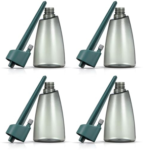 Operitacx Set da 4 Dispositivi di Irrigazione Automatici a Goccia Punte per Piante in Vaso, Valvola di Controllo Flusso, Irrigatore Autoirrigazione per Interno, Ufficio e Giardino,