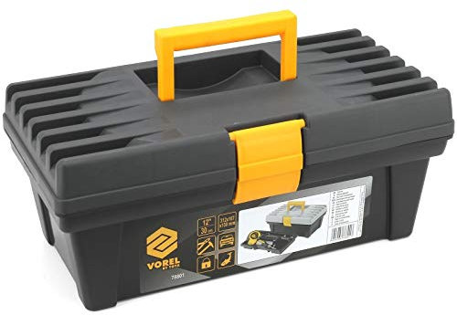 VOREL 78801-Caisse à outils plastique 12
