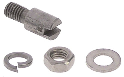 Pernos para bisagra Longitud 17 mm Diámetro 7 mm M4 EP izquierda/derecha