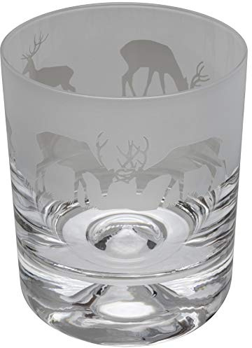 Animo Glass Stag Whisky Tumbler