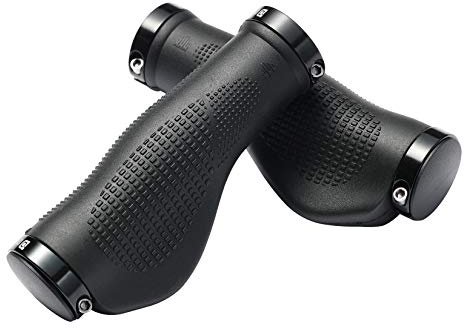 Dymoece Bike Handlebar Grips,Bicycle Handle Grip Ergonomic Design Dual Lock-on for Mountain Bike MTB BMX Foldable Downhill