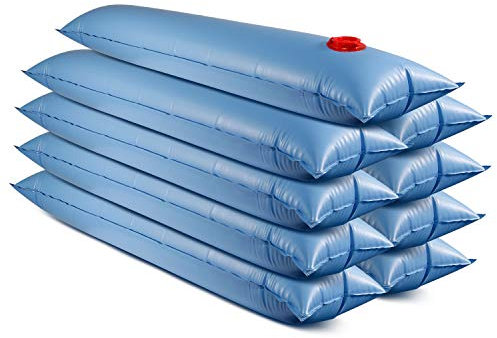 Wassersack 9er Set gerade 2,44 m Beschwerungssack für Abdeckplane Winter