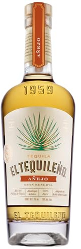 El Tequileño 1959 Añejo Grand Reserva Tequila 70cl, 38% ABV | 100% Estate Grown Blue Agave, Premium Añejo American & French Oak Aged, Family Owned Distillery