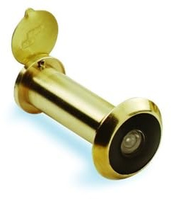 TORBEL - TB INDUSTRIE SAS JBA10003 Judas Optique Securistop Angle 160° TORBEL Portée 33 à 63 mm-Doré-J161233S
