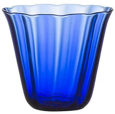 PEKJI Bicchieri da vino blu Bicchieri da cocktail in vetro creativo Tazze da tè senza stelo Tazze da caffè per bar di casa