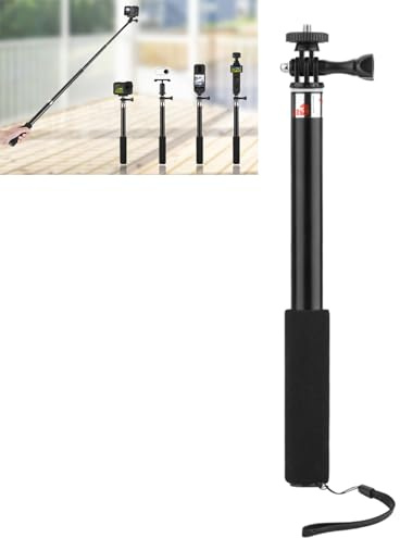LICHIFIT Ausziehbarer Selfie-Stick für DJI Osmo Pocket, 3 Längen, Teleskopstange für Insta360 ONE X3/X2