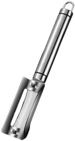 Hoement Pelador Multifuncional Inoxidable Mango Ergonómico Cocinas Domésticas y Profesional