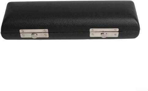 Leichte und kompakte schwarze Flötentasche, stilvolle und zuverlässige PU-Ledertasche