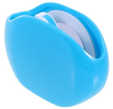 UKCOCO Automatic Roll Earphone Cable Organizer Box with Earphone, Anti-entanglement Cord Length Control Blue PC + Abs Material Back and Charging Cable Home and Travel Use