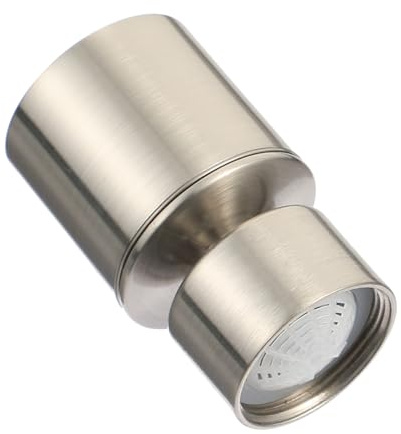 HAMPPLIES Stainless Steel Sink Faucet Sprayer Attachment Brushed Rotatable Tap Nozzle Adapter 23# Fm22 Internal Thread Splash-Proof Kitchen Tap Accessory