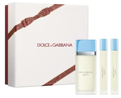 Dolce & Gabbana Set regalo Light Blue Eau de Toilette 50 ml (include EDT da 50 ml e 2 spray da viaggio da 10 ml)