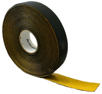 ArmaFlex HOME Selbstklebende Isoliermatte - Flexibler Elastomerschaum zur Wärme- & Schalldämmung für Camper, Boot, Haus & DIY 10/19/25/32 mm (HOME Selbstklebendes Tape, 3mm x 50mm x 15m)